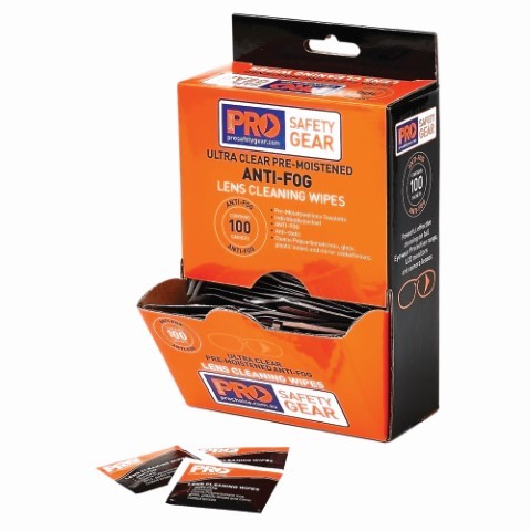 PRO ANTI-FOG LENS WIPES 100 PACK